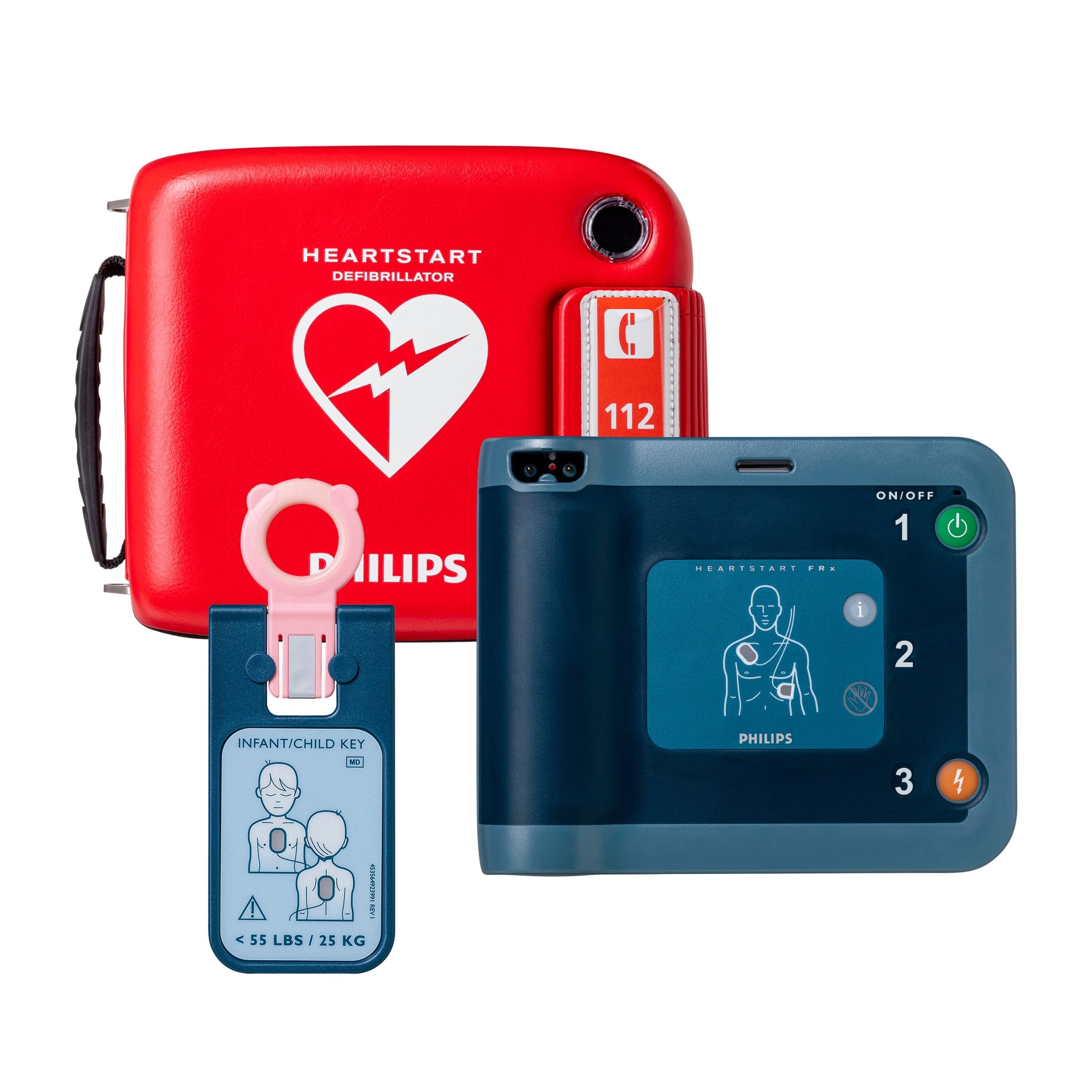 Pack complet Philips FRx avec housse et clé pédiatrique