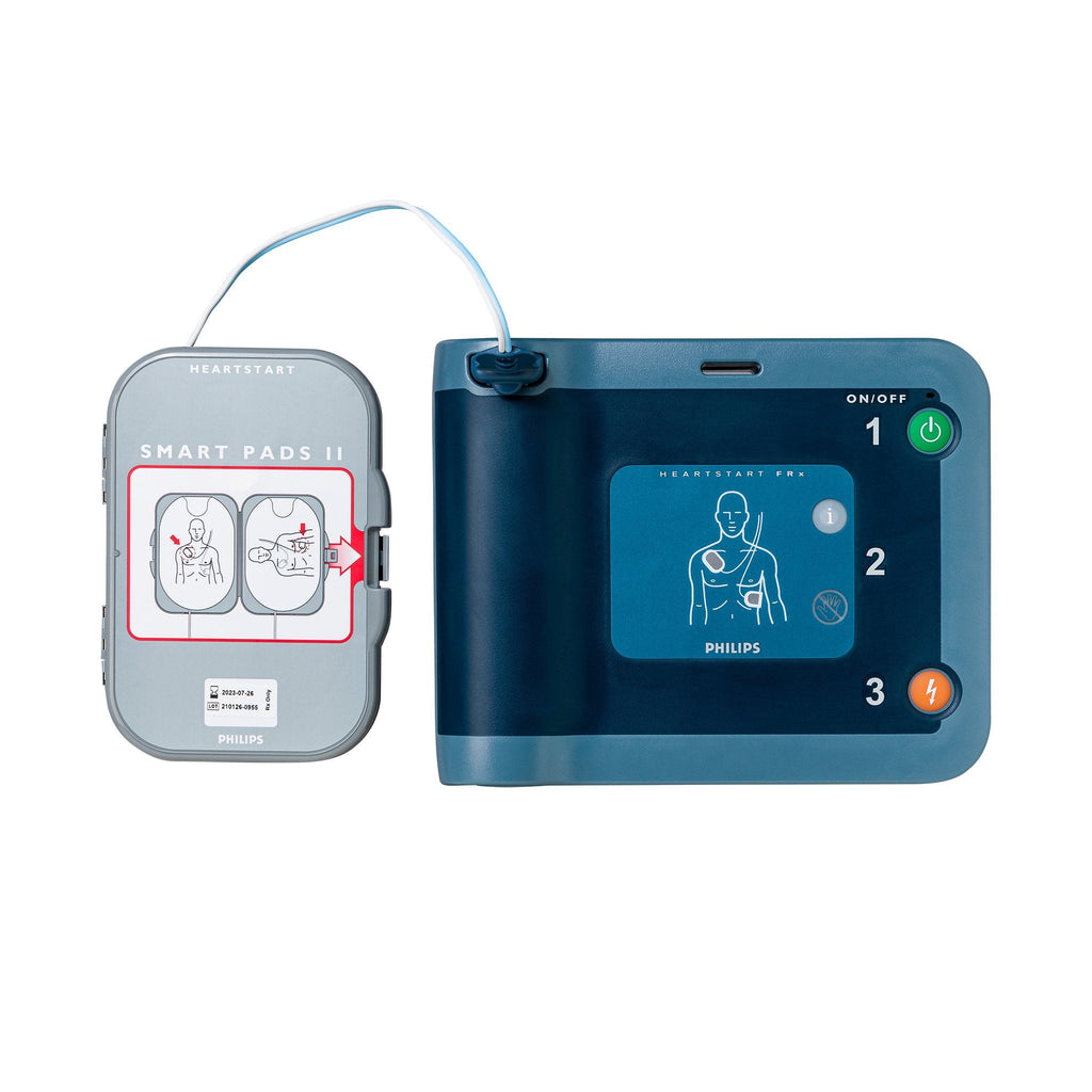 Défibrillateur Philips FRx avec électrode