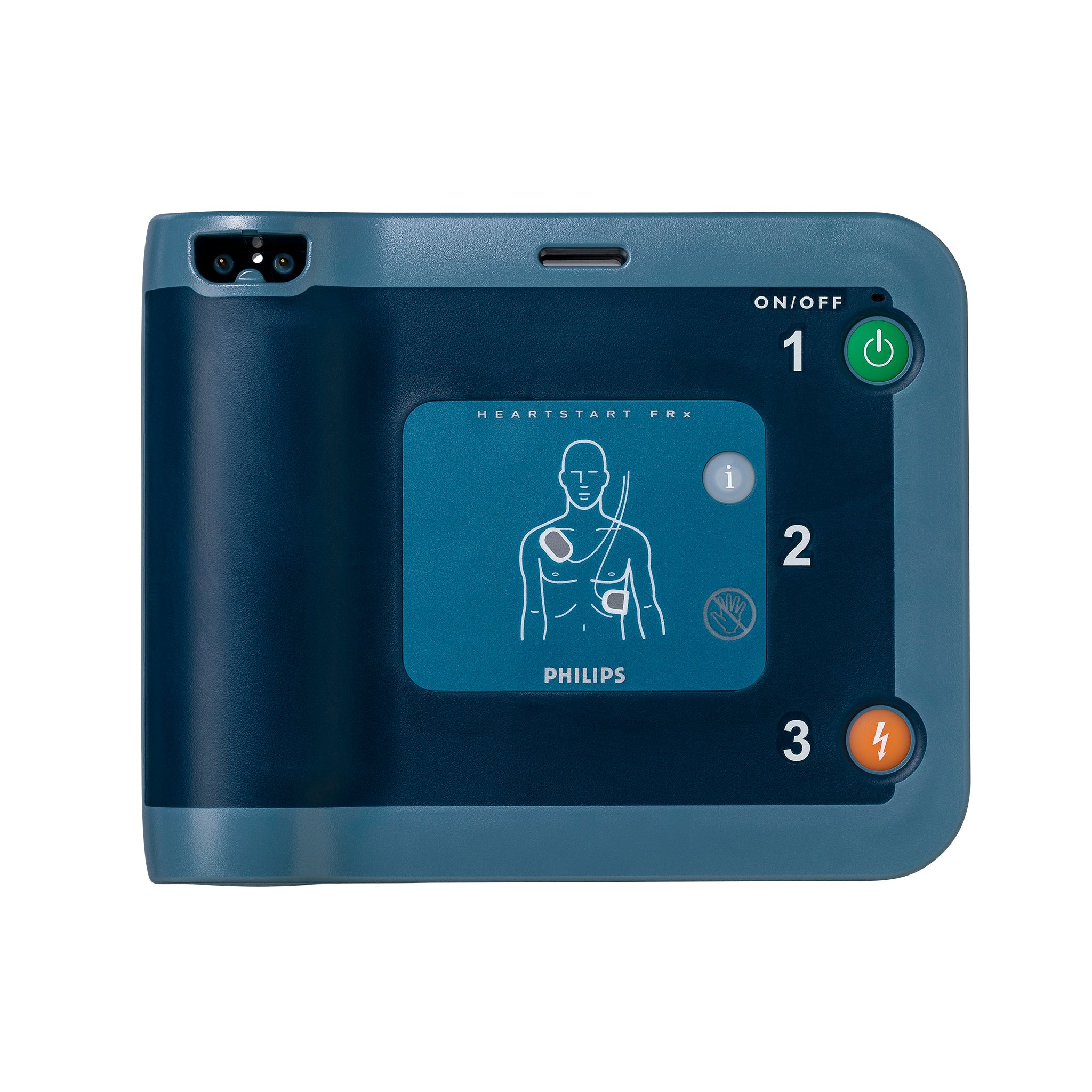 Défibrillateur Philips FRx - Vue de face