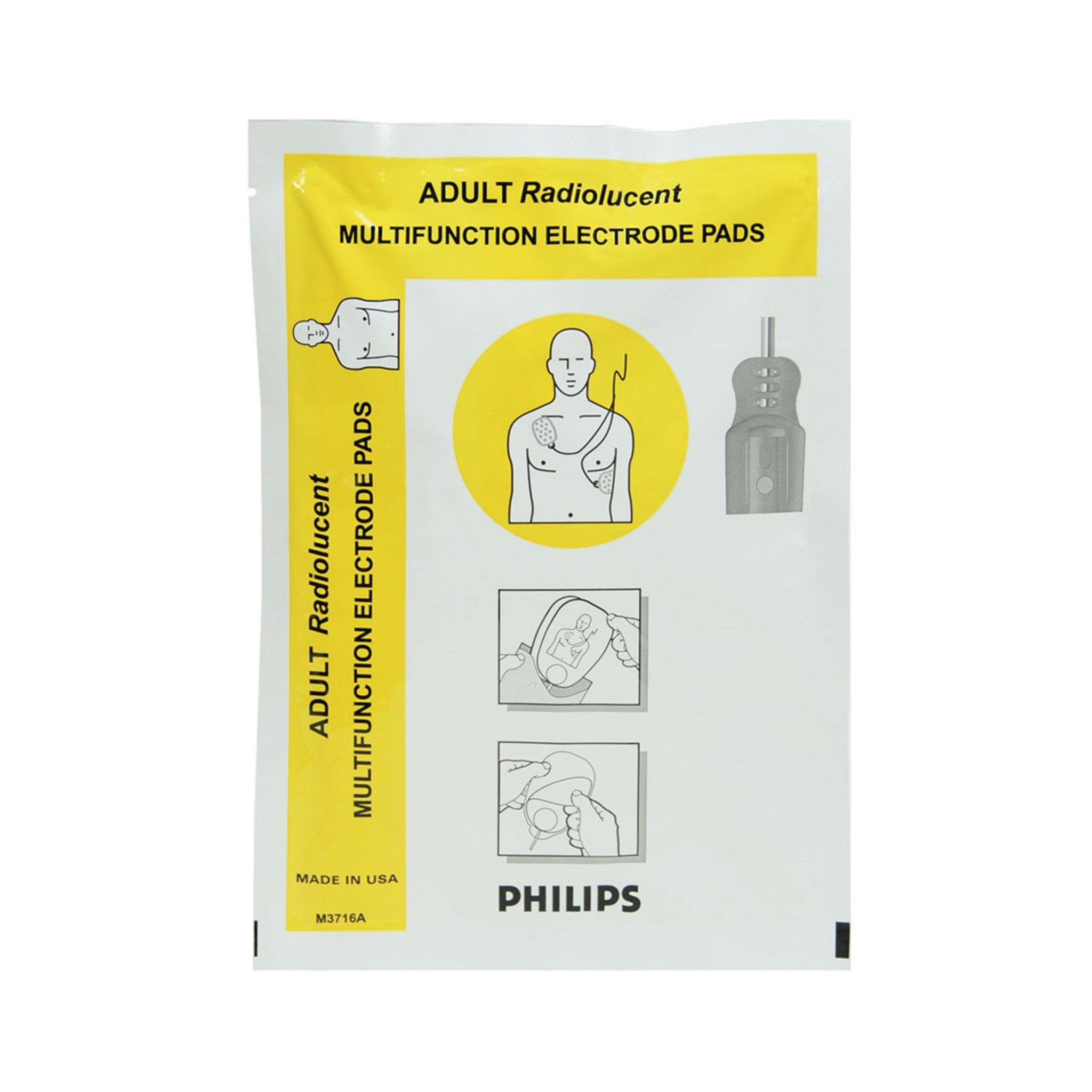 Électrodes multifonctions radiotransparentes Philips adultes/enfants